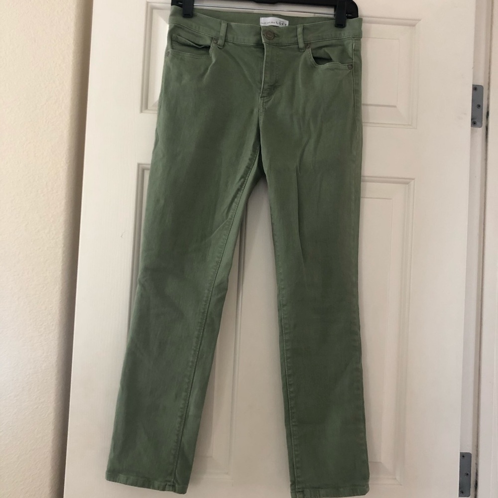 Green Jean pants